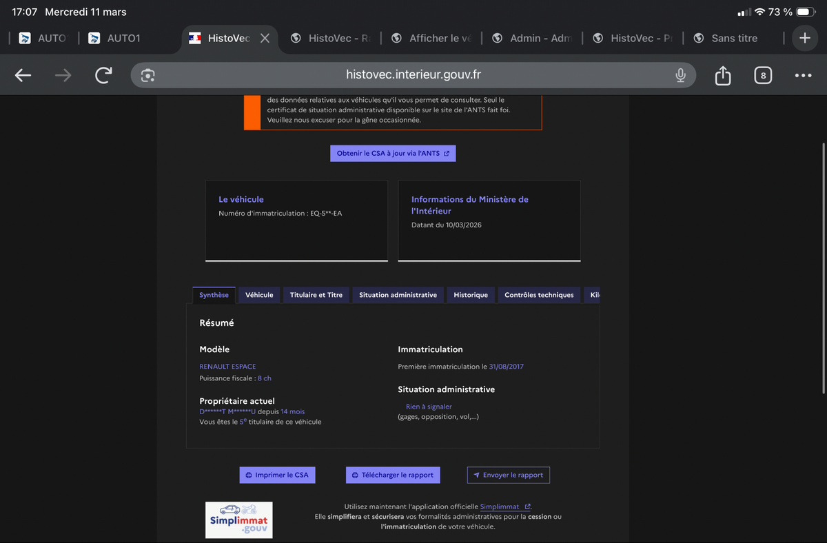 Renault Espace d'occasion