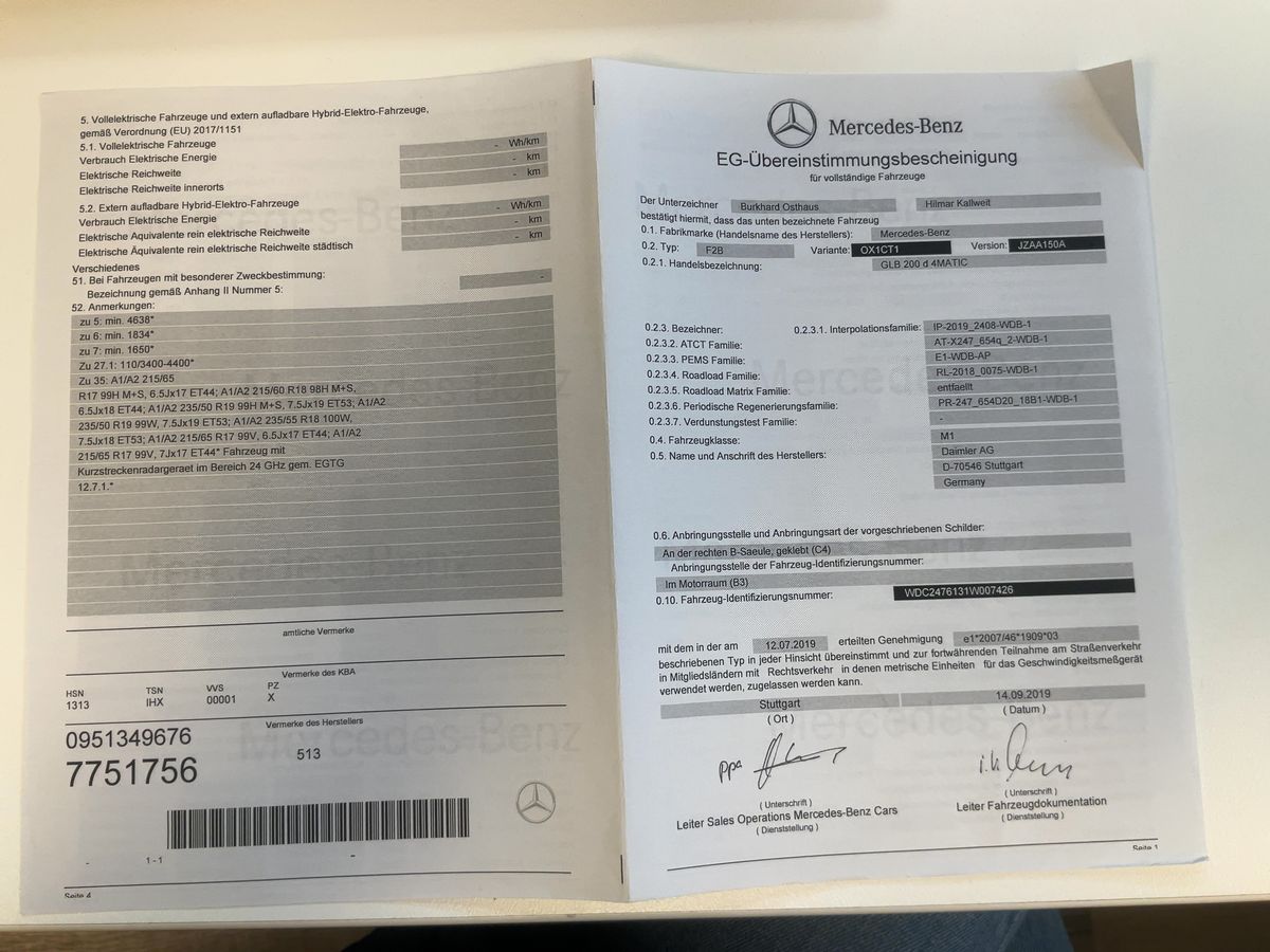 Mercedes-Benz GLB-Klasse d'occasion