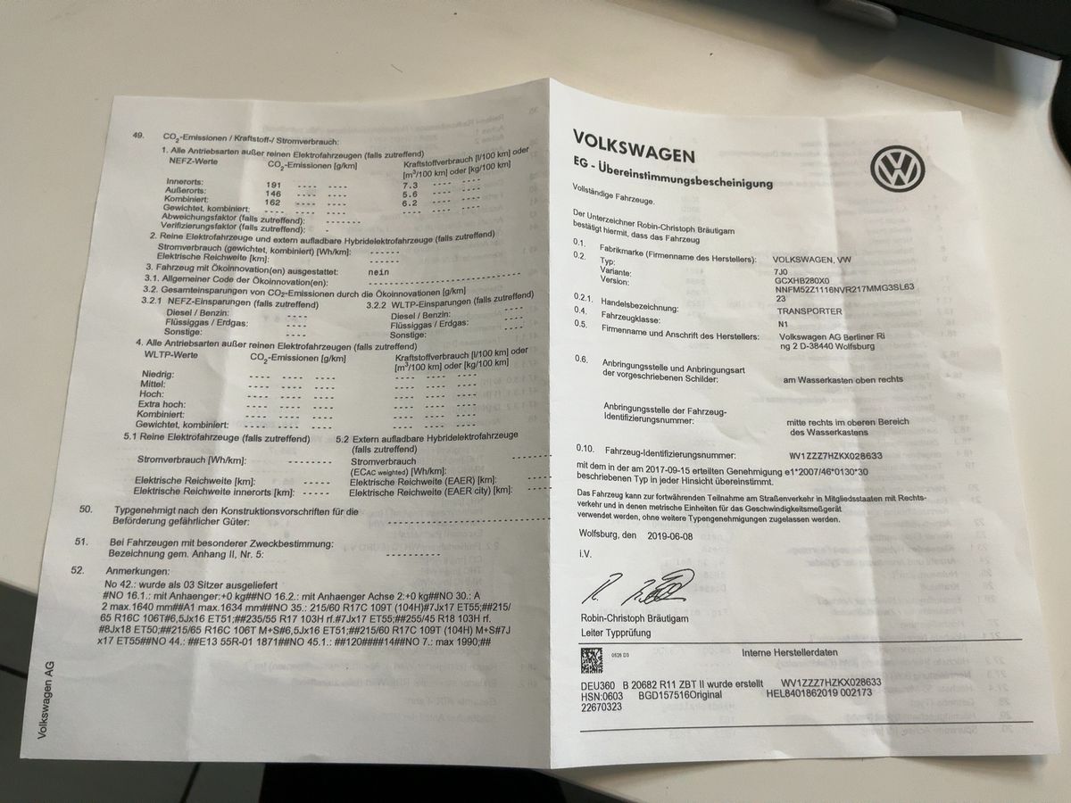 Volkswagen T6 d'occasion