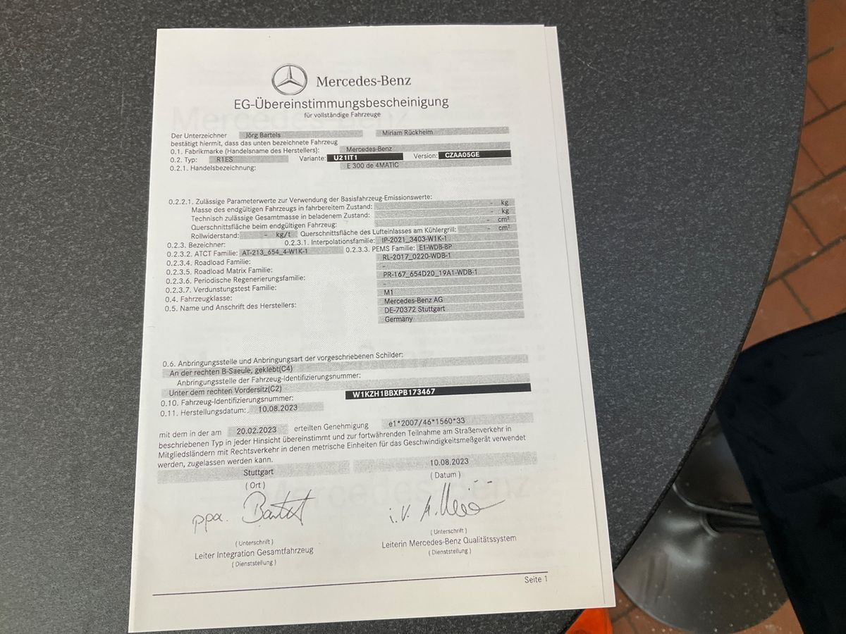 Mercedes-Benz E-Klasse d'occasion