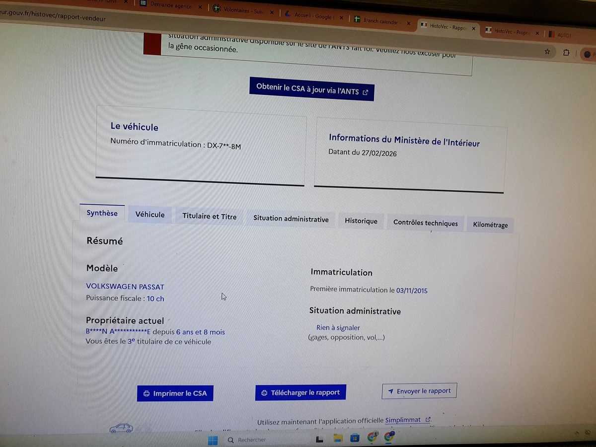 Volkswagen Passat d'occasion