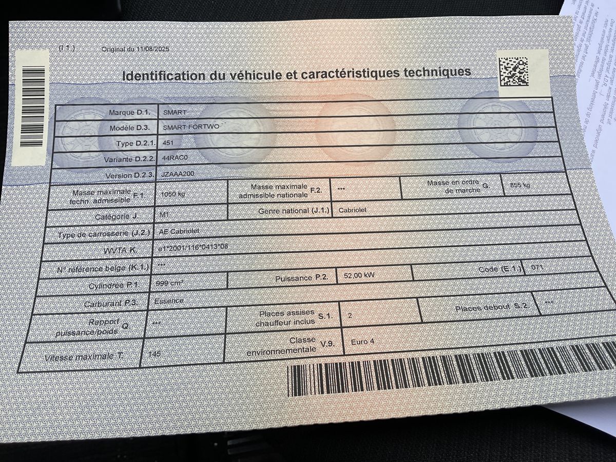 Smart fortwo 1.0 Micro Hybrid Drive pulse