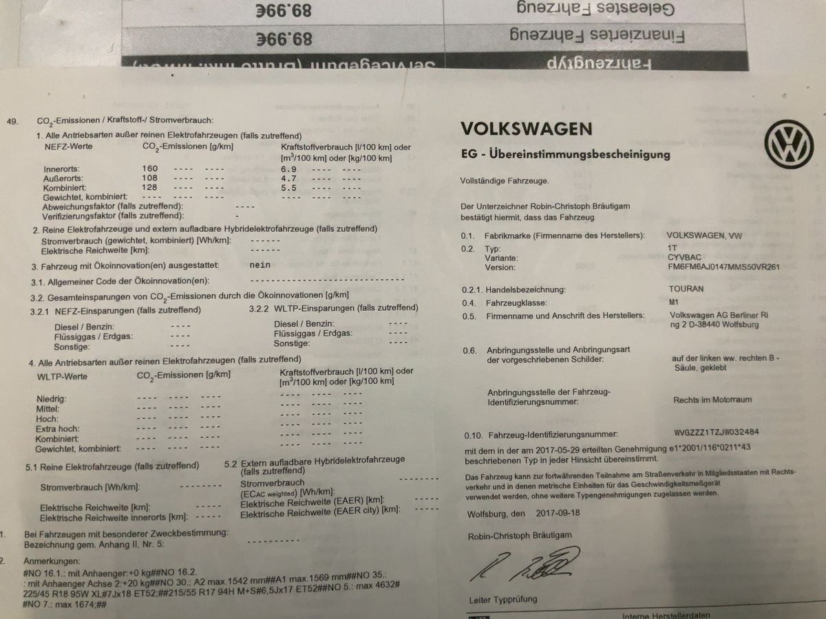 Volkswagen Touran d'occasion