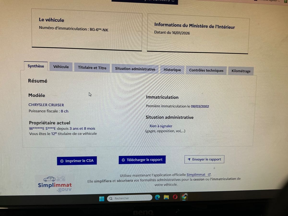 Chrysler PT d'occasion