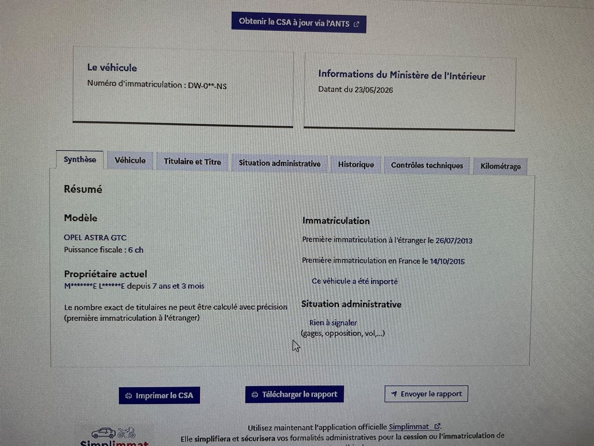 Opel Astra GTC 1.6 CDTI DPF Edition
