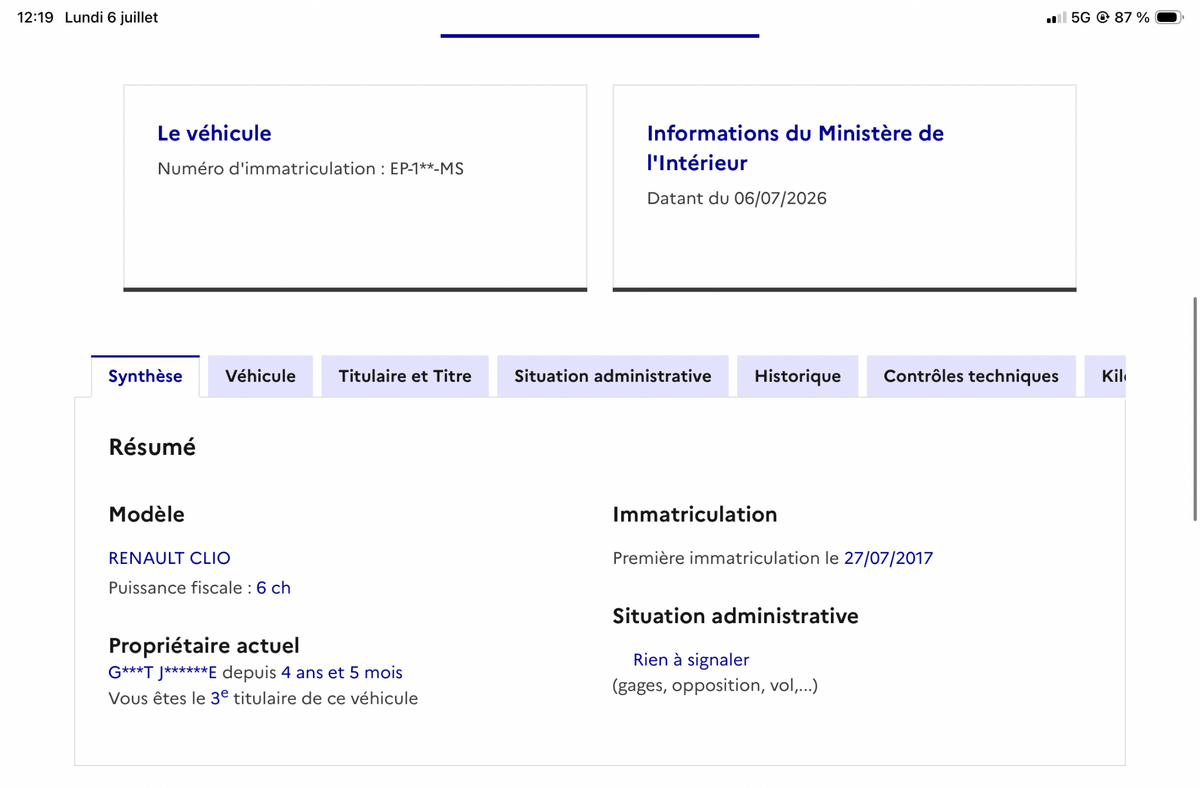 Renault Clio d'occasion