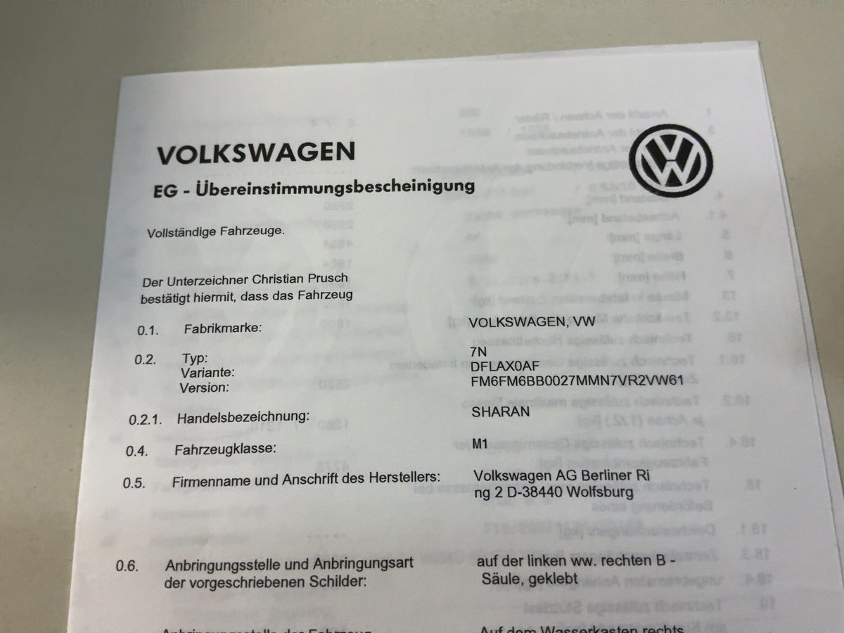 Volkswagen Sharan d'occasion