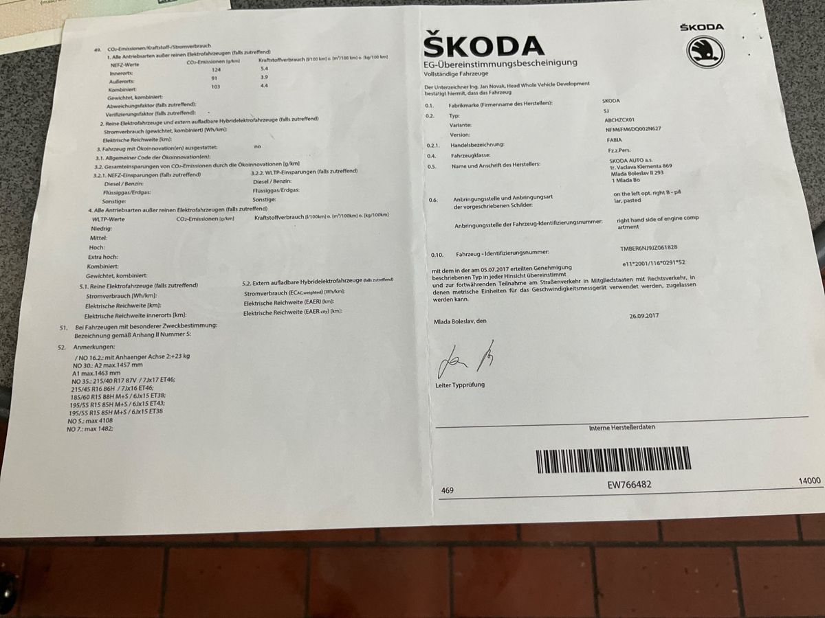 Skoda Fabia d'occasion