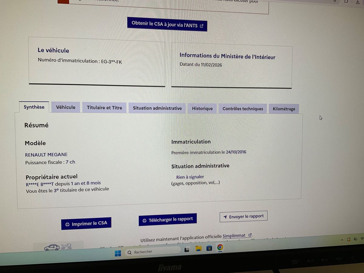 Renault Megane d'occasion