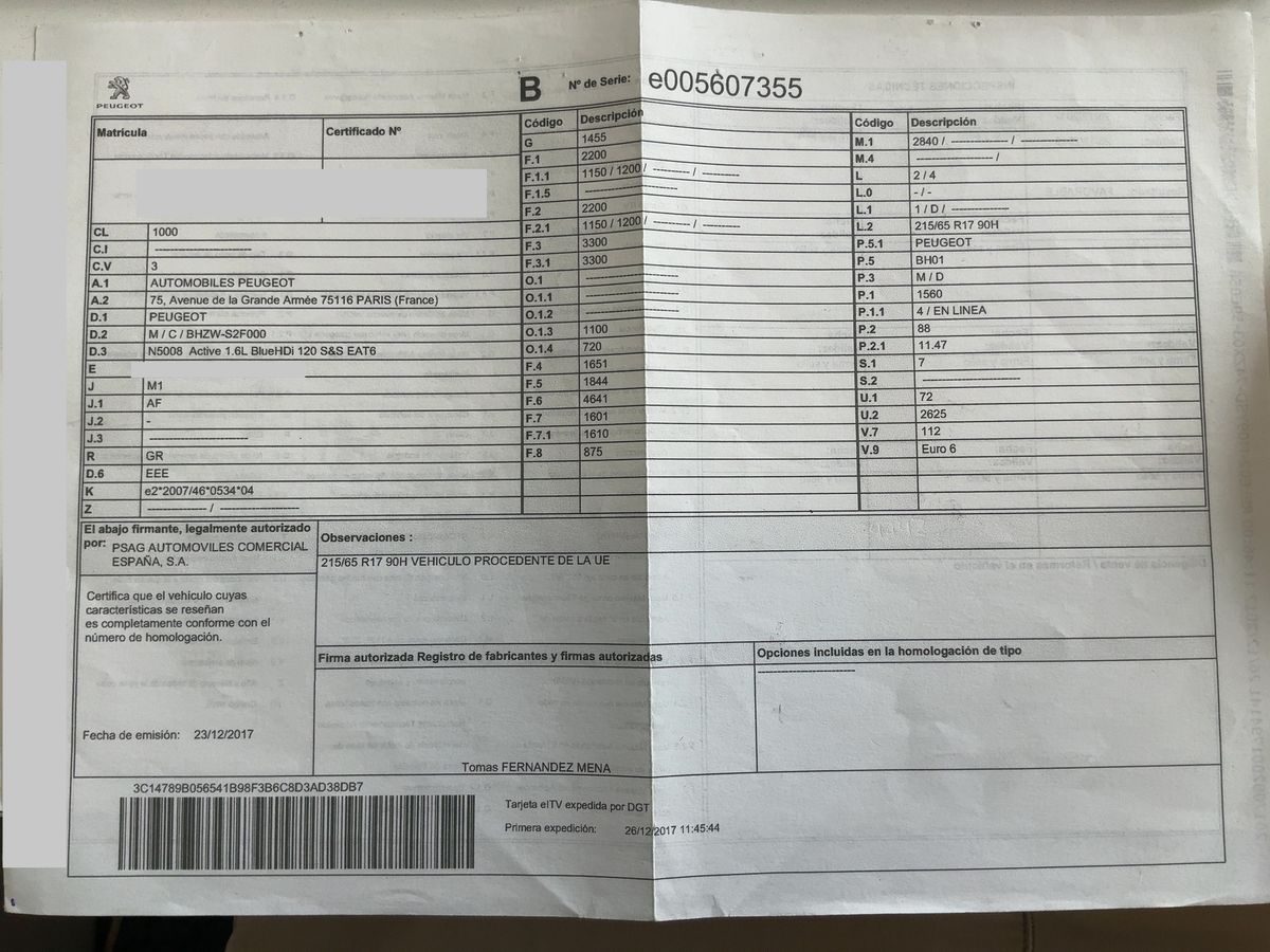 Peugeot 5008 d'occasion