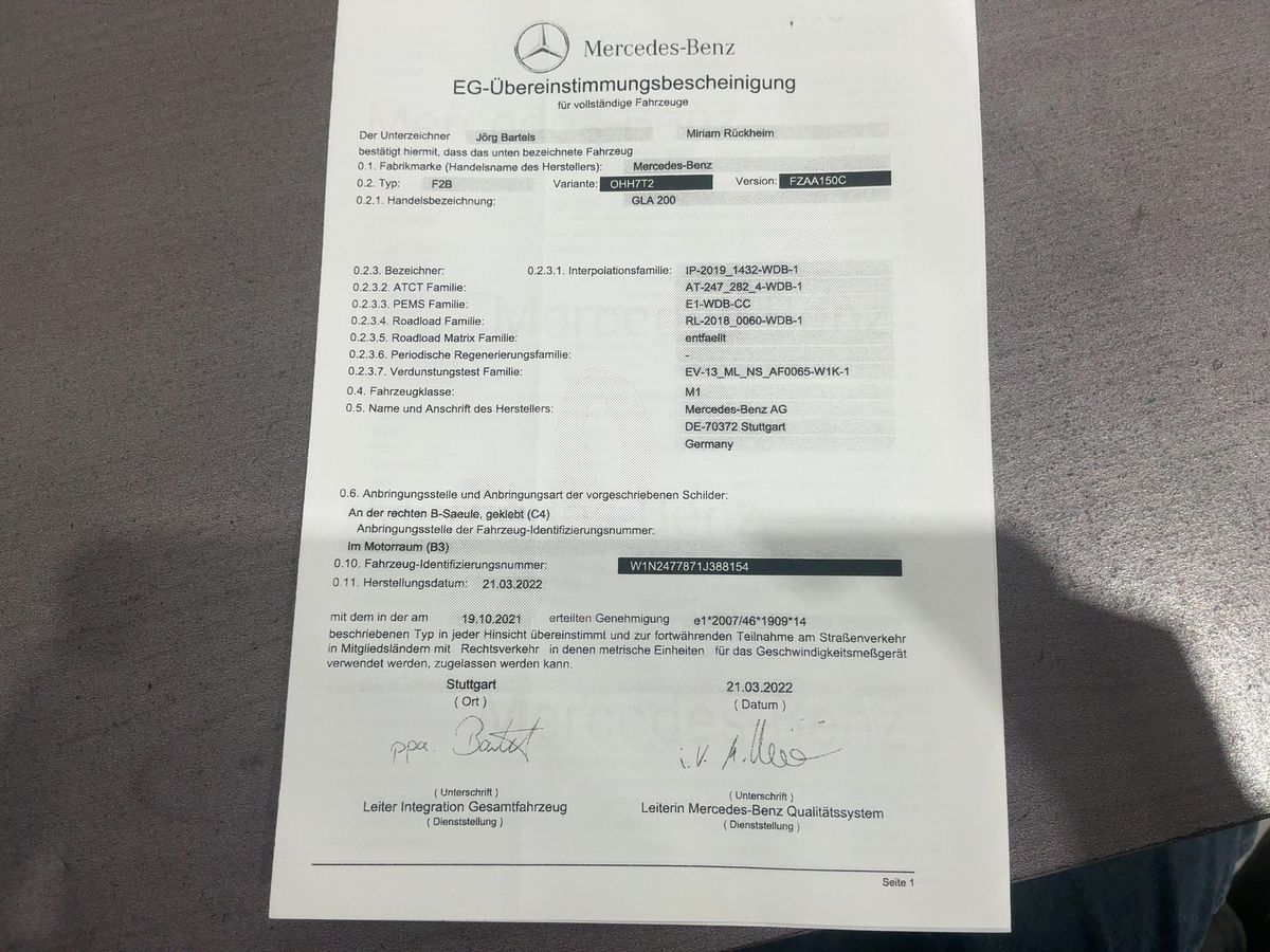 Mercedes-Benz GLA-Klasse d'occasion