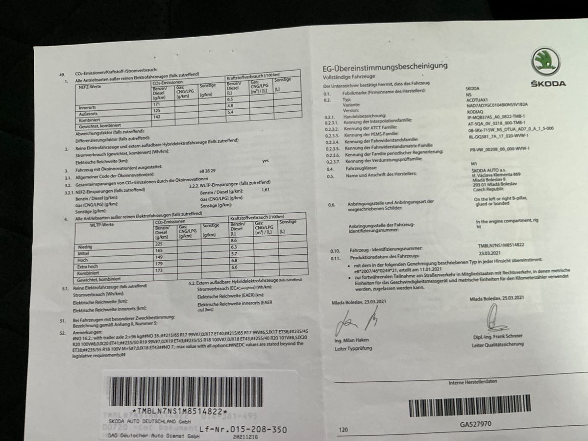 Skoda Kodiaq 2.0 TDI Sportline 4x4