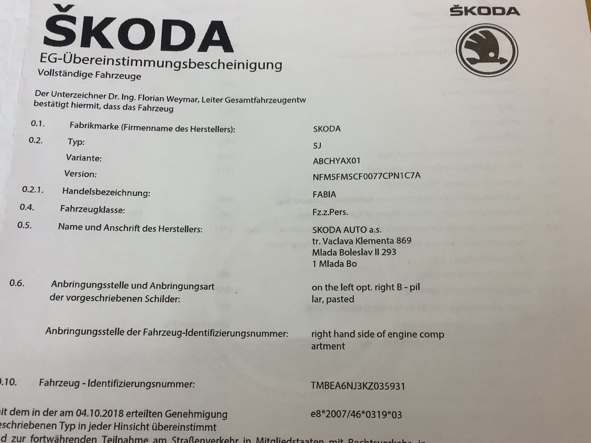 Skoda Fabia d'occasion