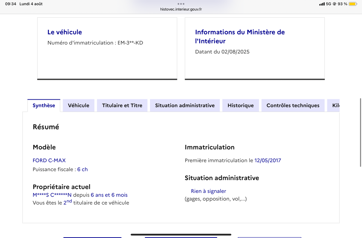 Ford C-Max d'occasion