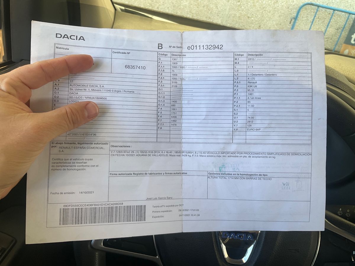 Dacia Lodgy 1.5 Blue dCi Comfort