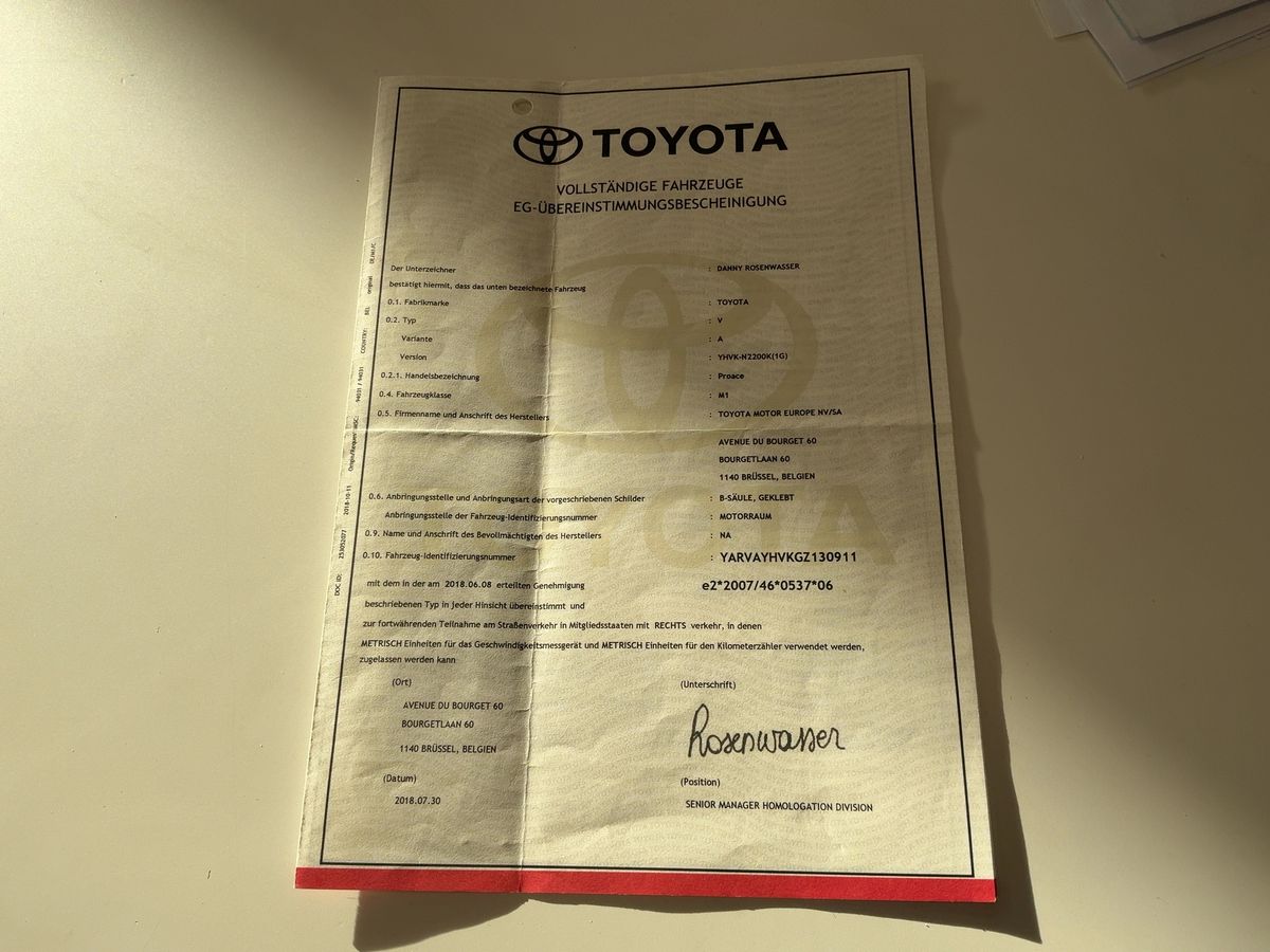 Toyota ProAce Verso 1.5 D-4D Compact Family