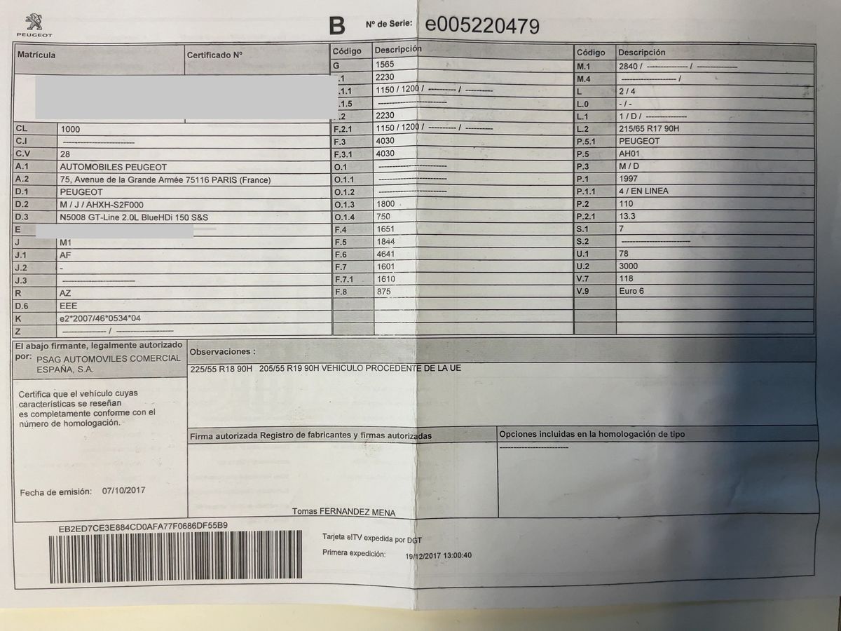 Peugeot 5008 d'occasion