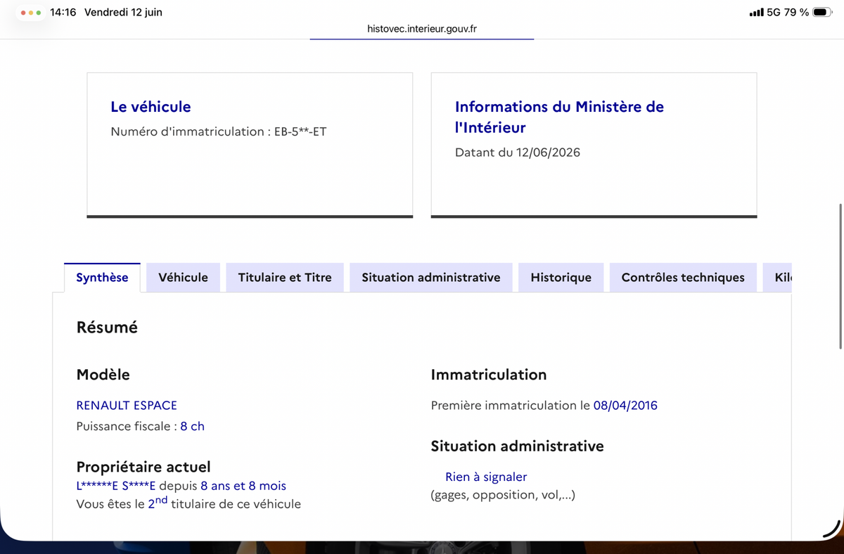 Renault Espace d'occasion