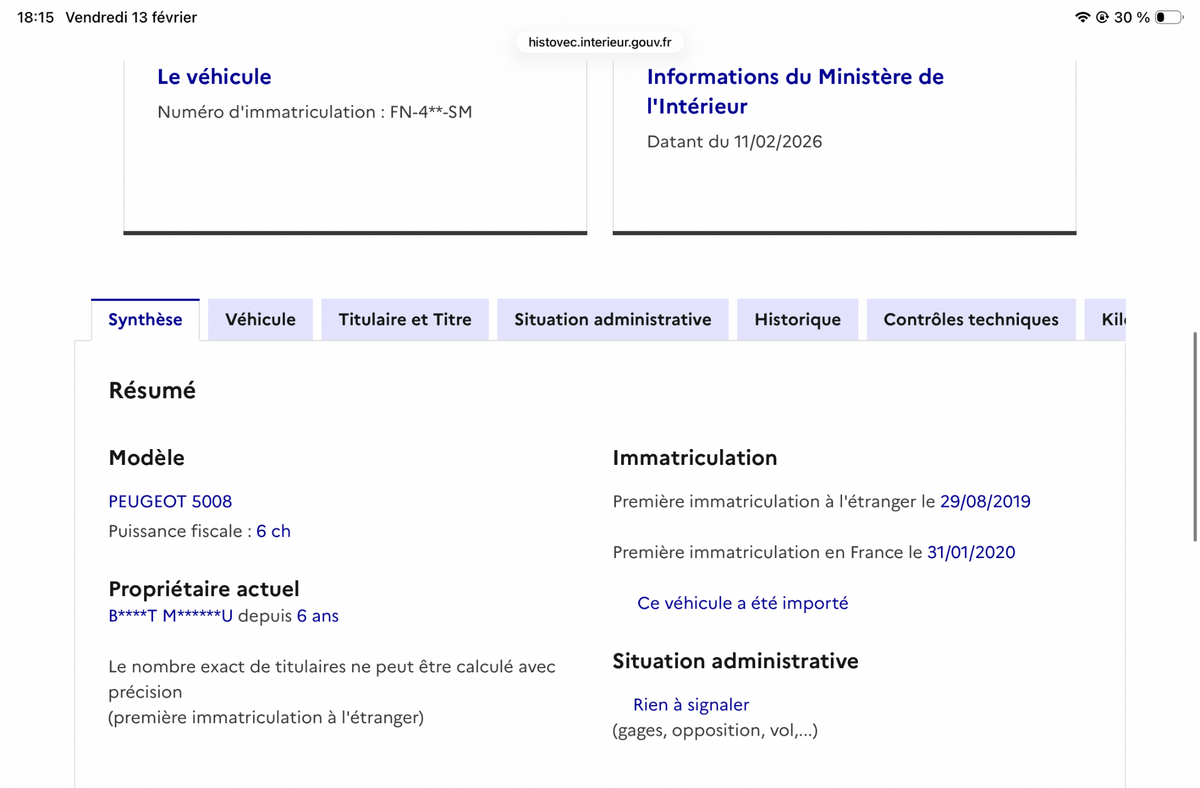 Peugeot 5008 d'occasion