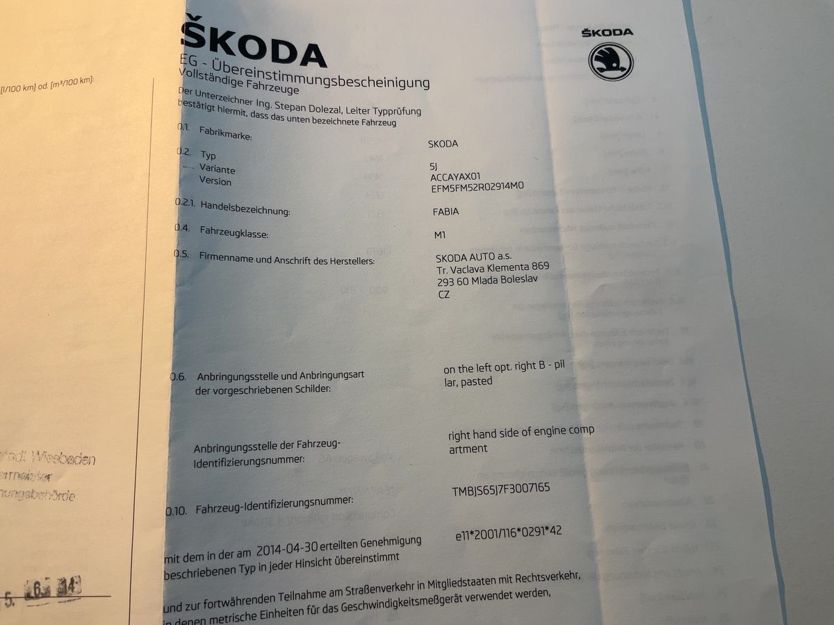 Skoda Fabia d'occasion