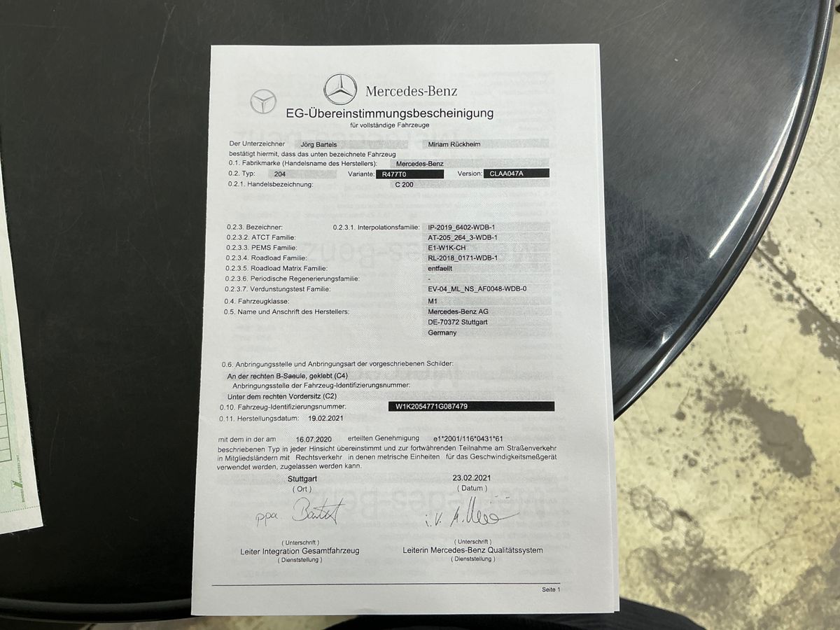 Mercedes-Benz C-Klasse d'occasion