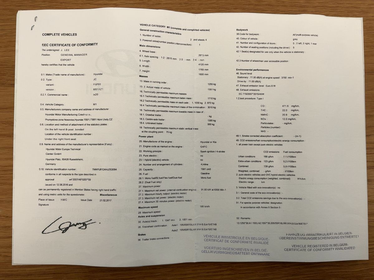 Hyundai ix20 d'occasion