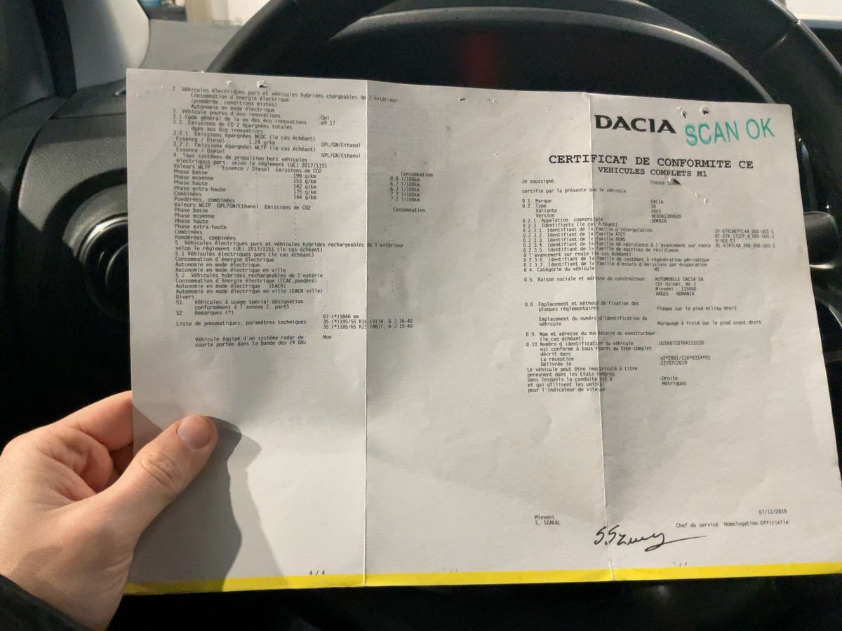 Dacia Dokker d'occasion