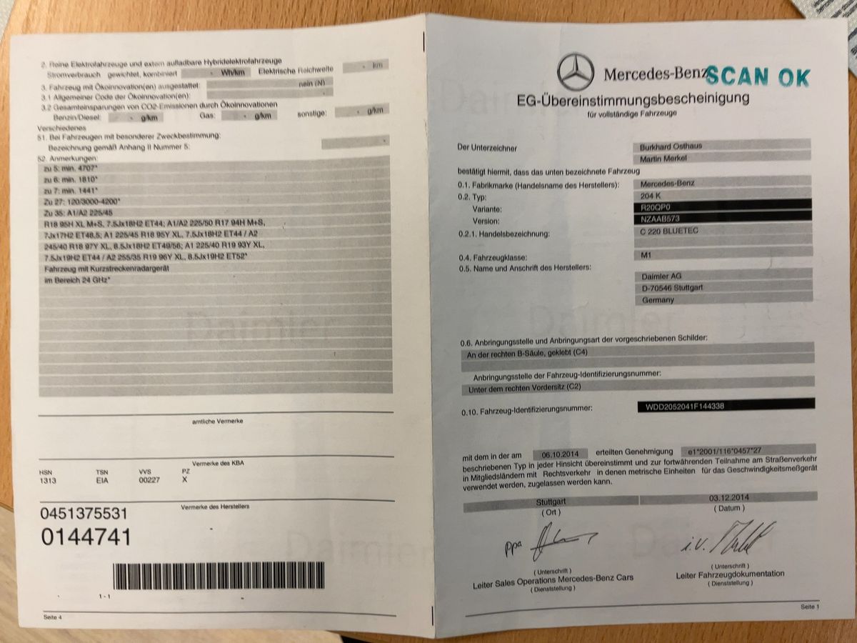 Mercedes-Benz C-Klasse d'occasion