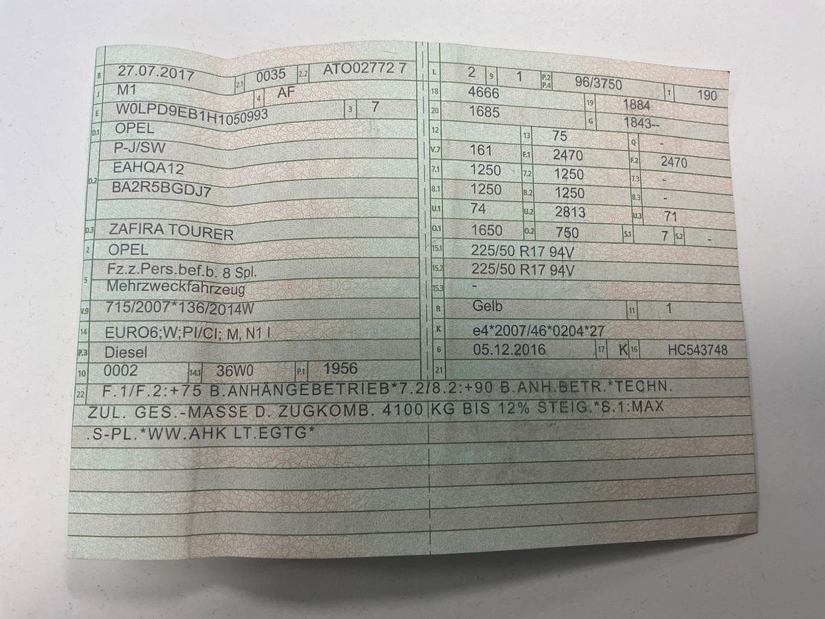 Opel Zafira d'occasion