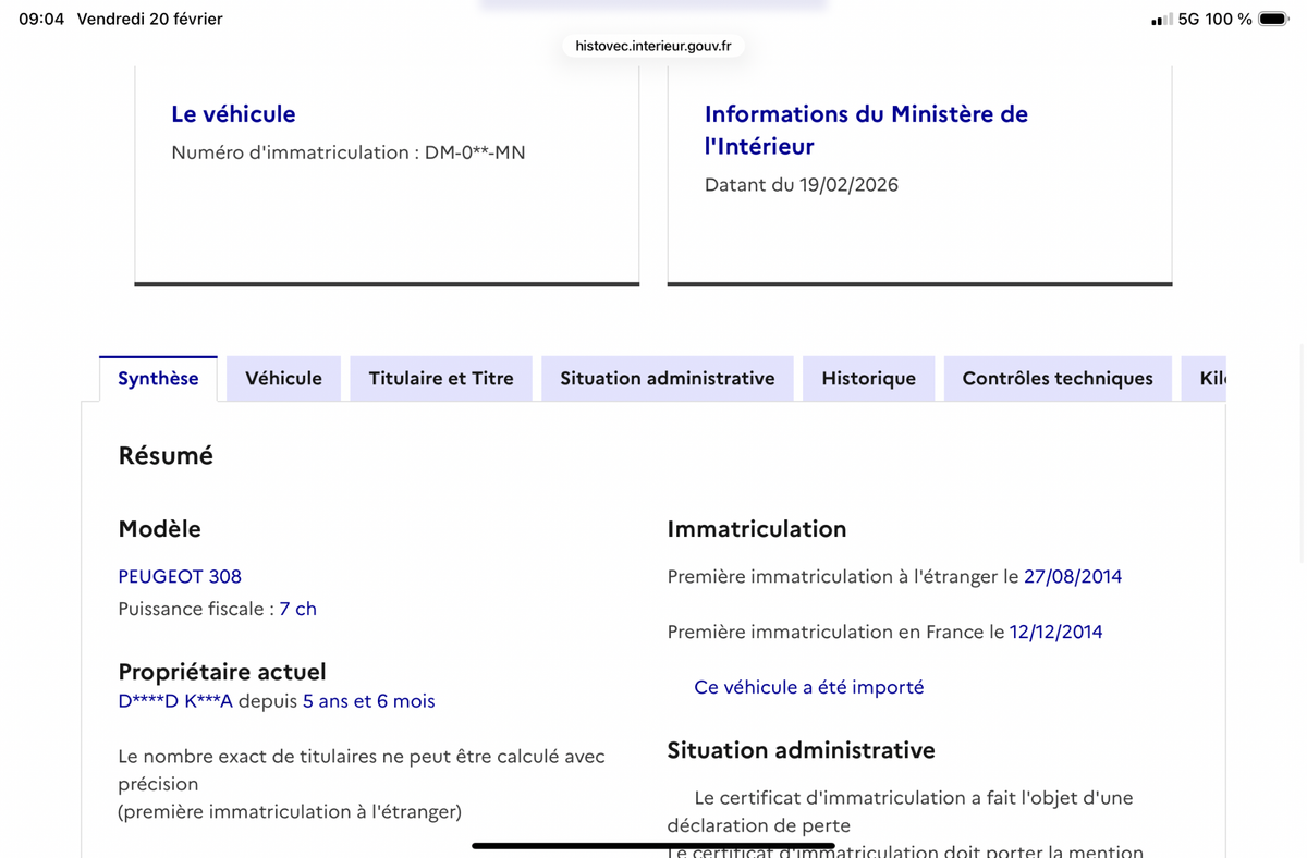 Peugeot 308 d'occasion