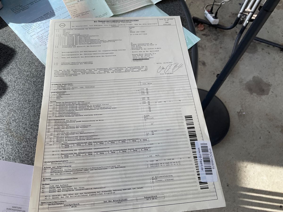 Nissan Leaf d'occasion