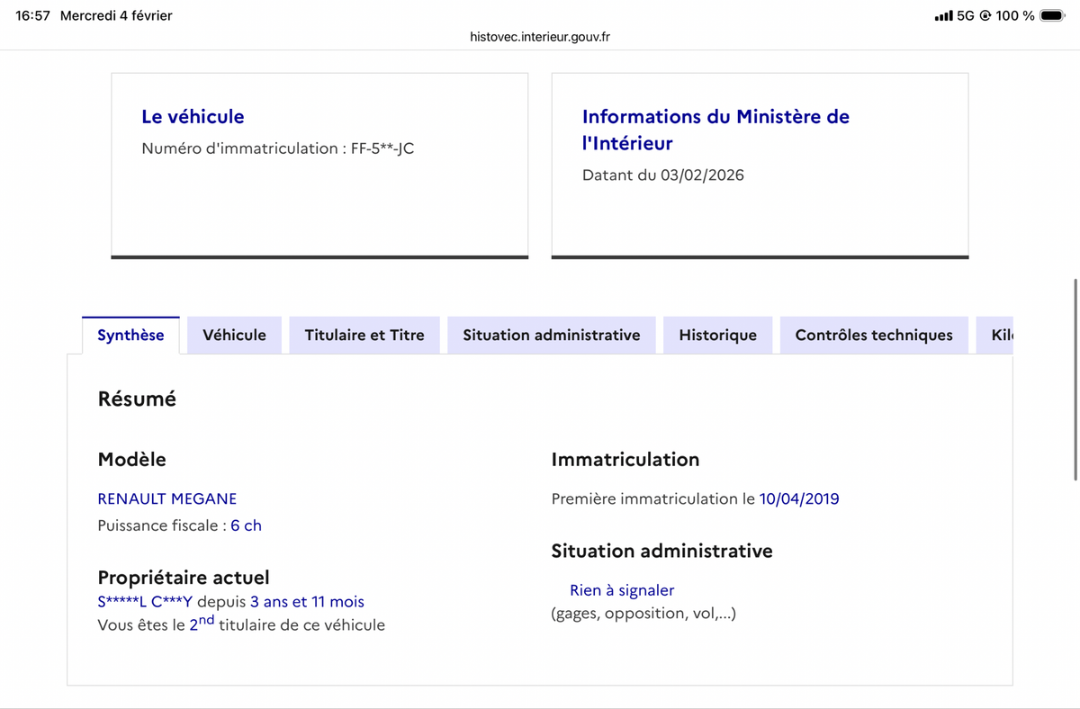 Renault Megane d'occasion