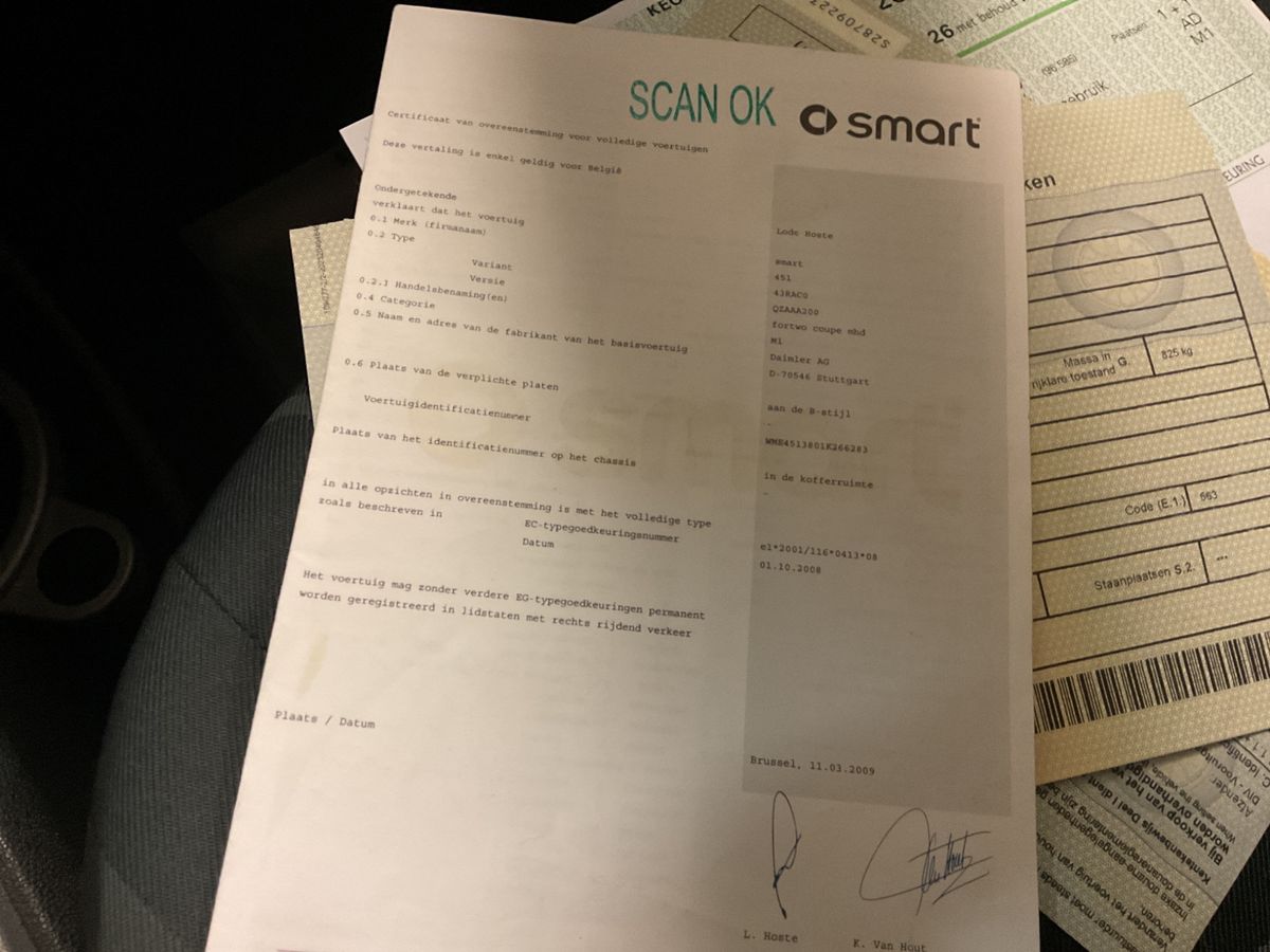 Smart fortwo d'occasion