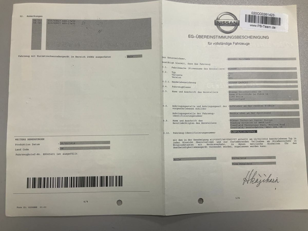 Nissan Qashqai d'occasion