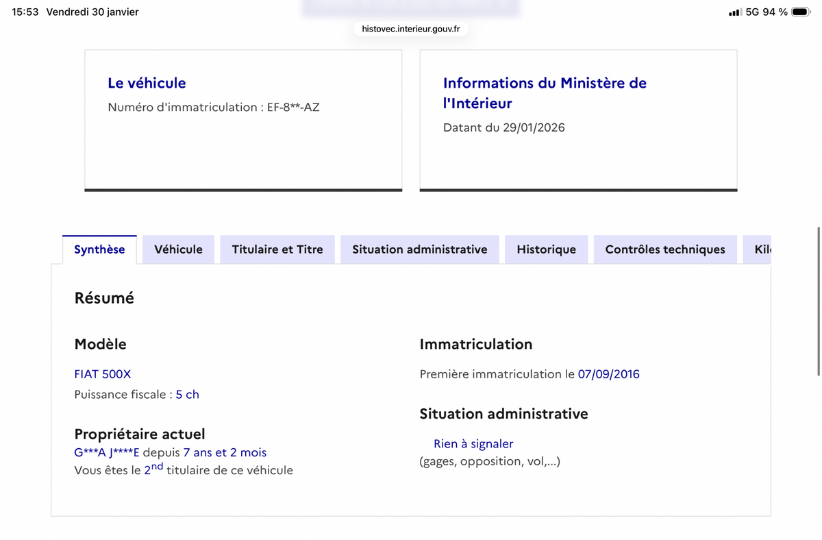 Fiat 500X d'occasion