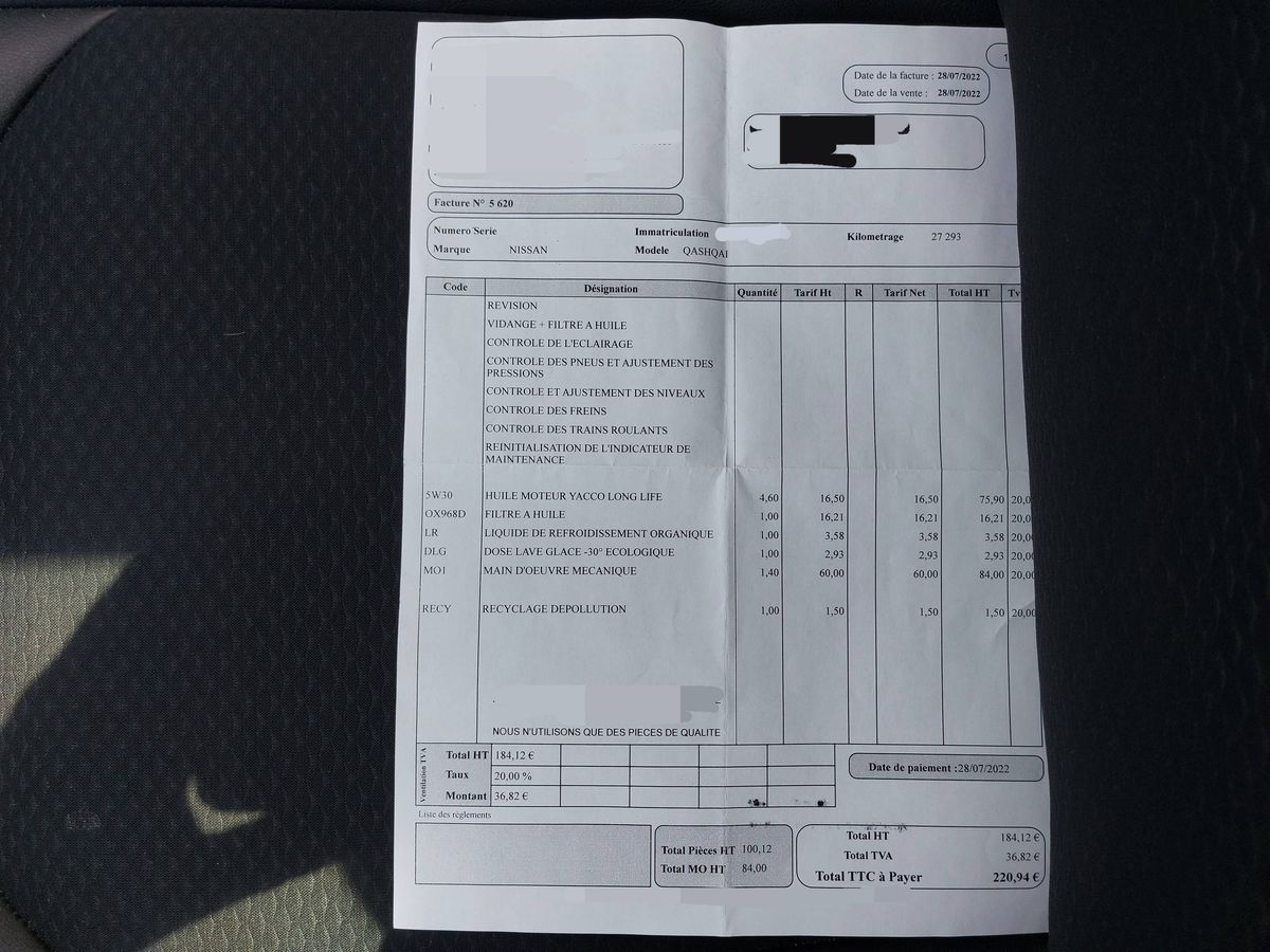 Nissan Qashqai d'occasion