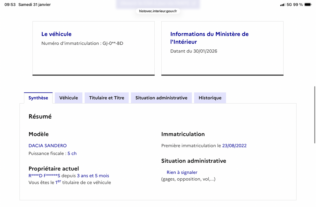 Dacia Sandero d'occasion