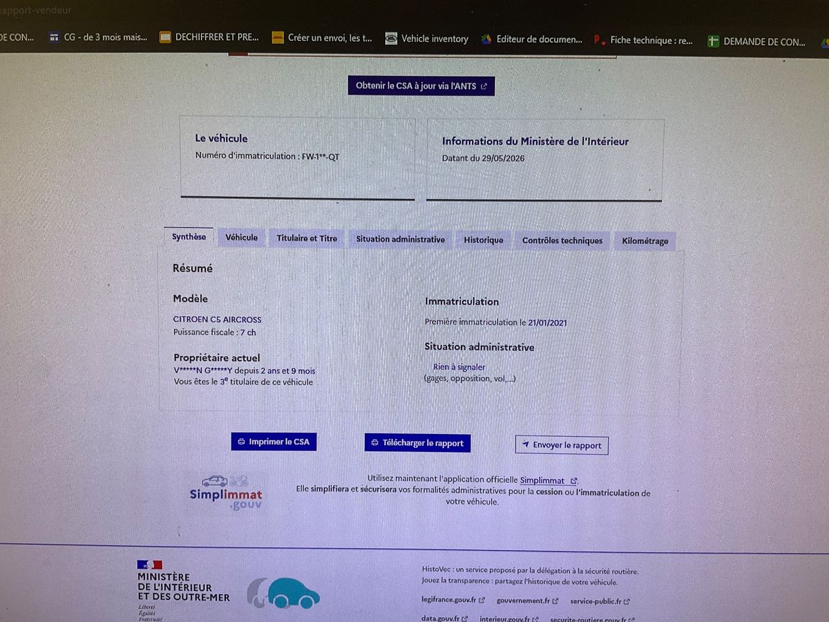 Citroen C5 d'occasion