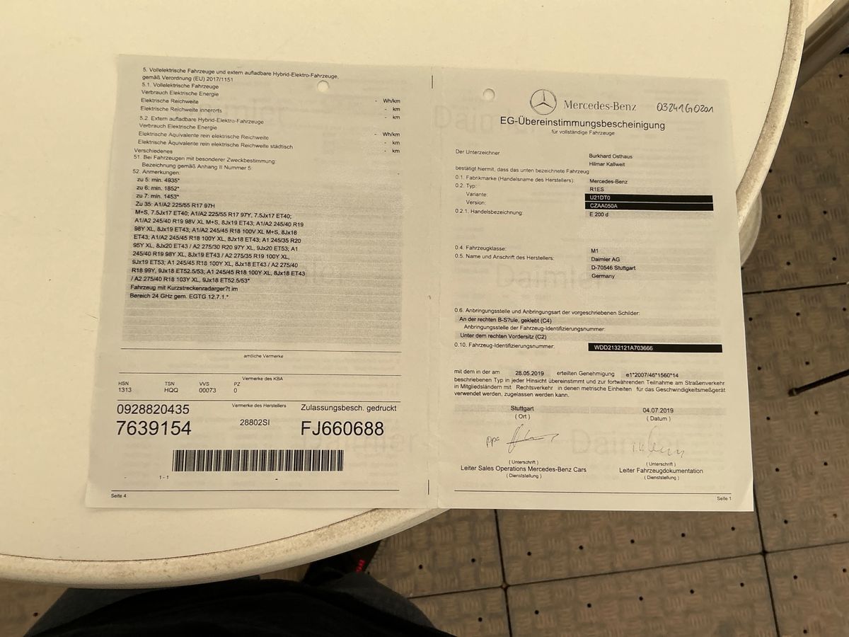 Mercedes-Benz E-Klasse d'occasion