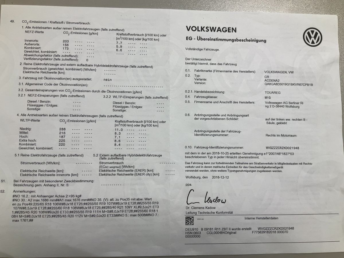 Volkswagen Touareg d'occasion