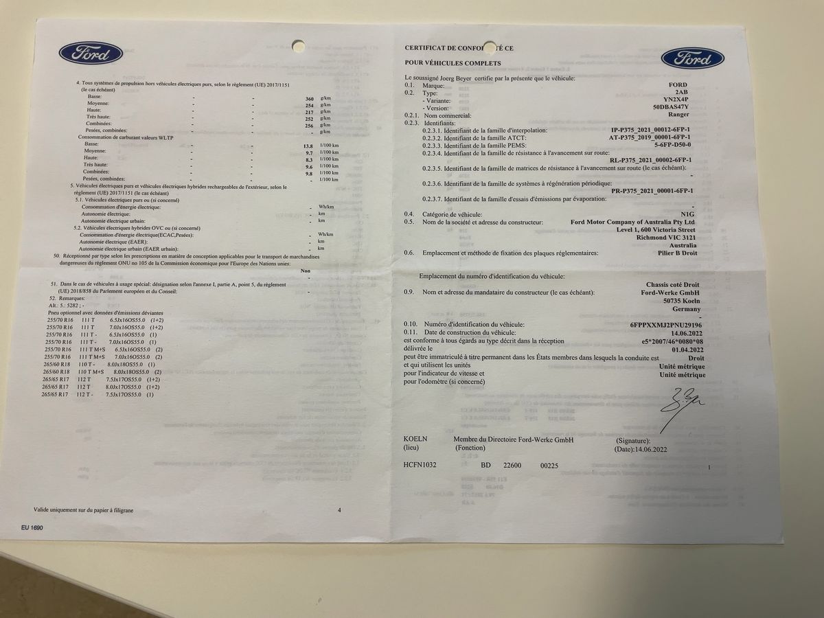 Ford Ranger d'occasion