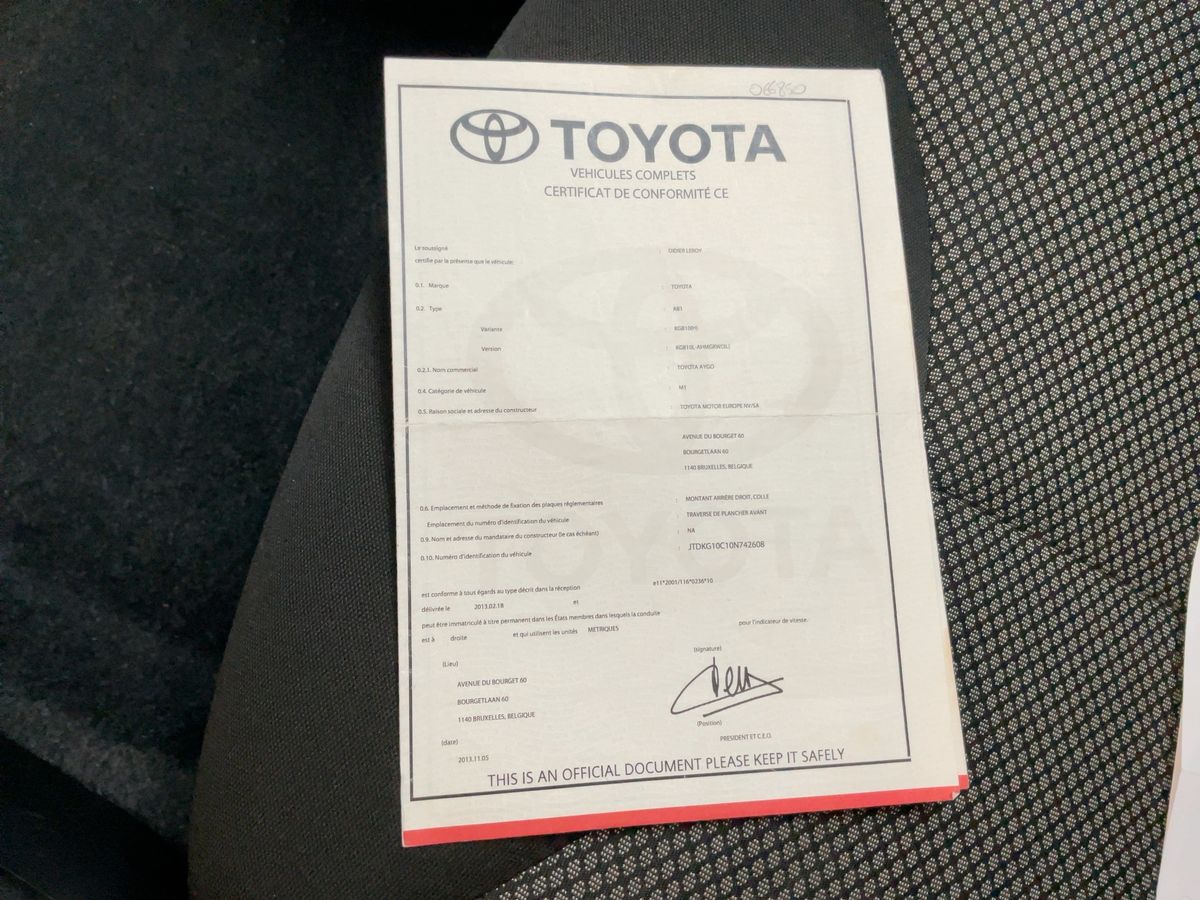 Toyota Aygo d'occasion