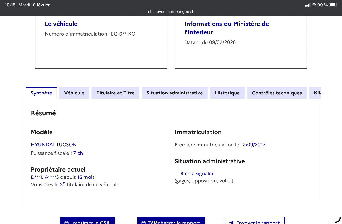 Hyundai Tucson d'occasion