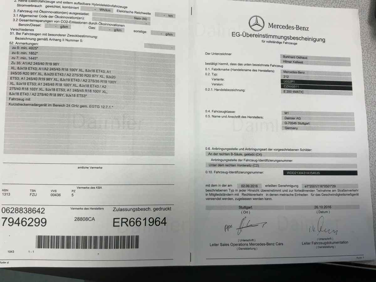 Mercedes-Benz E-Klasse d'occasion