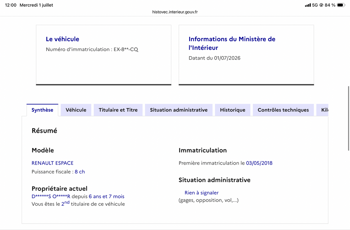 Renault Espace d'occasion