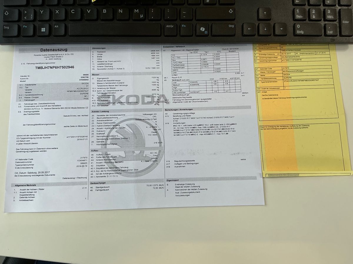 Skoda Superb d'occasion