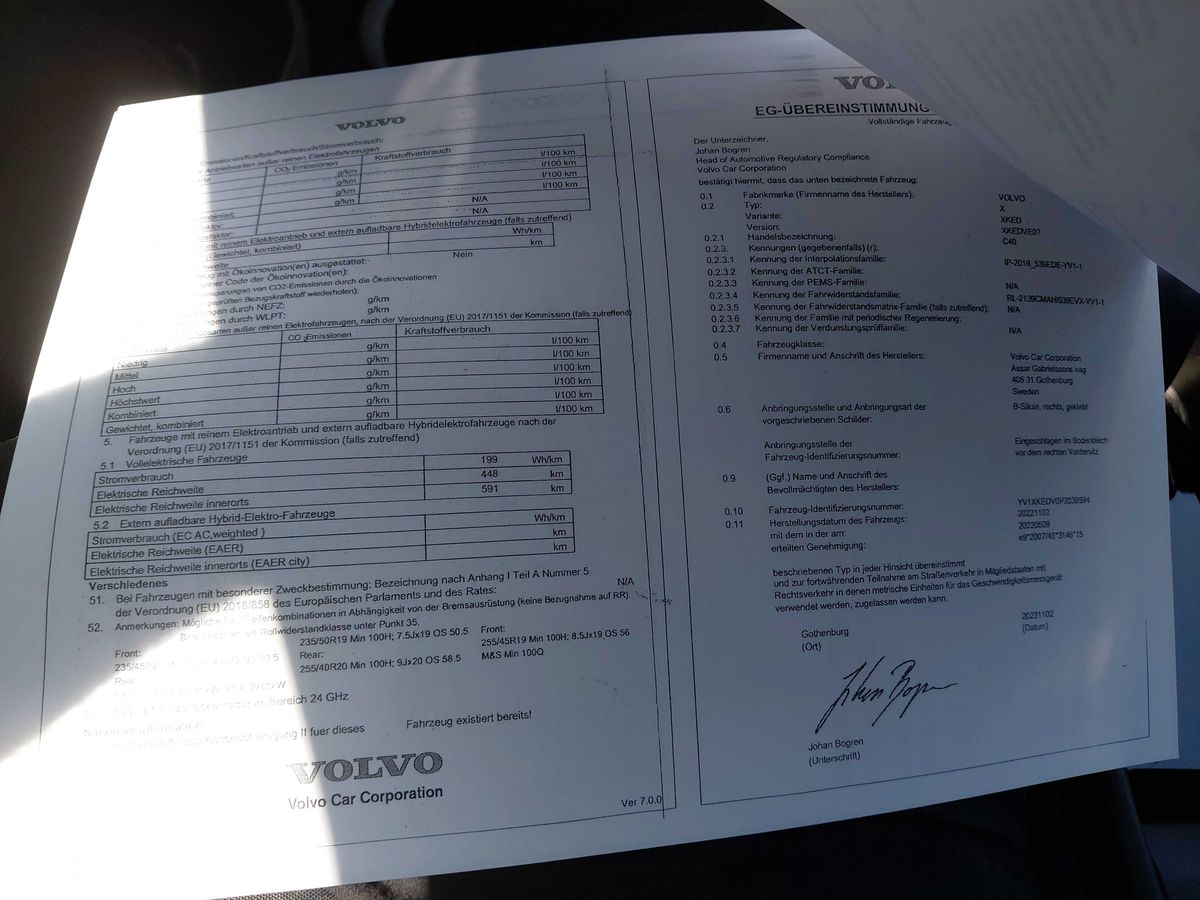Volvo C40 d'occasion