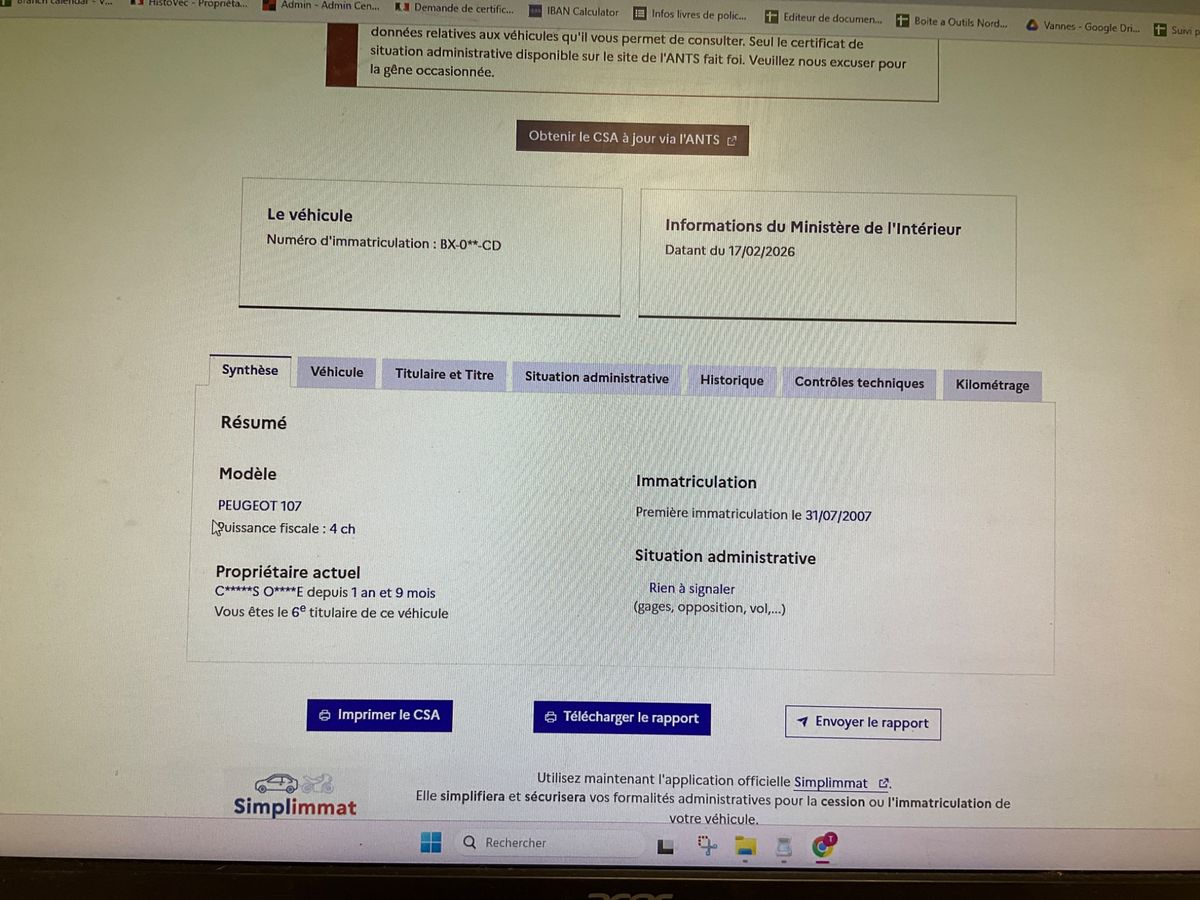 Peugeot 107 d'occasion