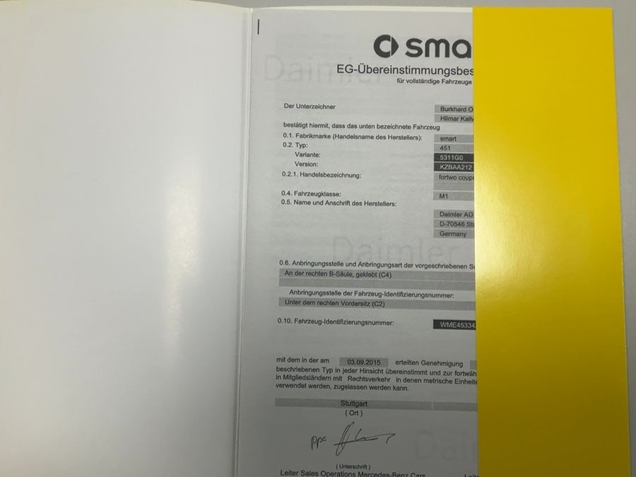 Smart fortwo 1.0 Basis passion