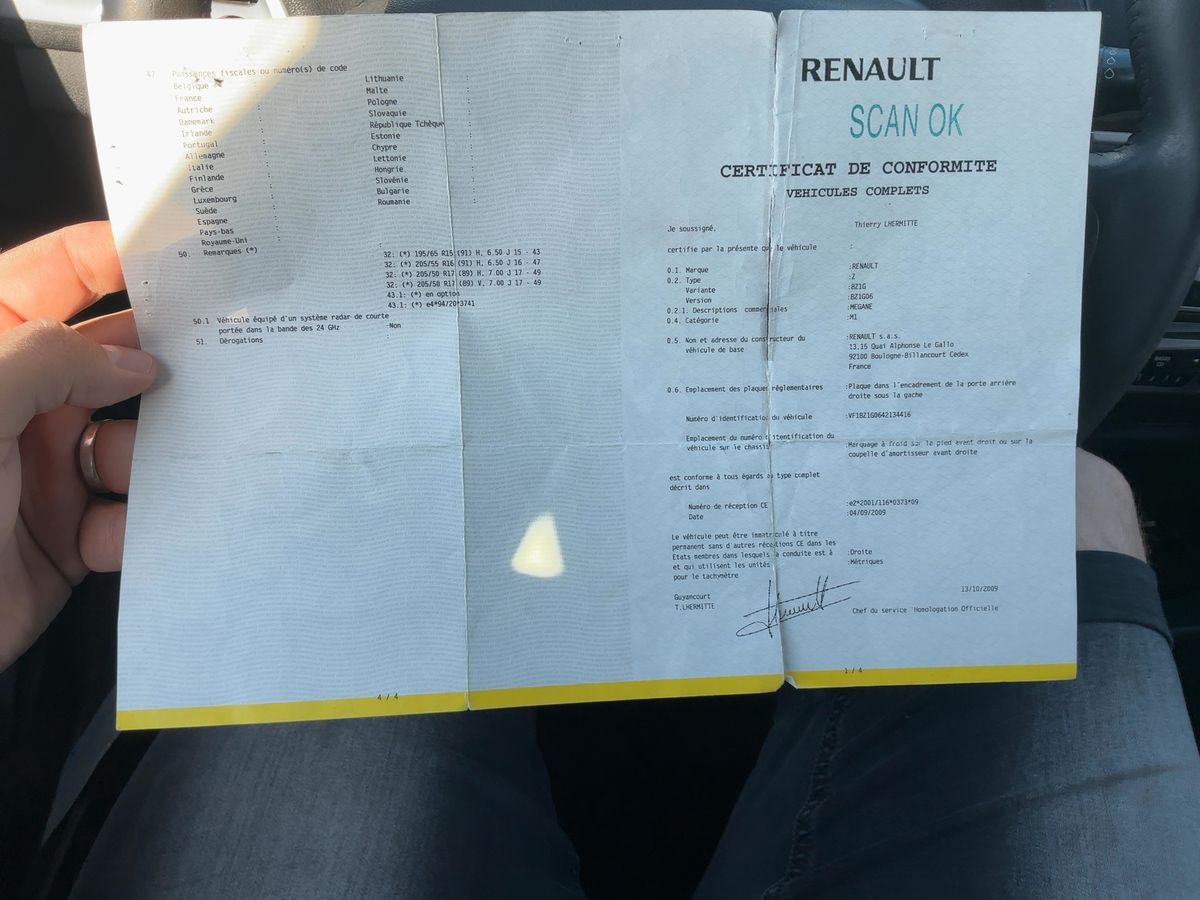 Renault Megane d'occasion